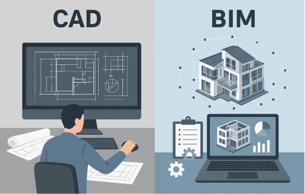 Differences Between CAD and BIM