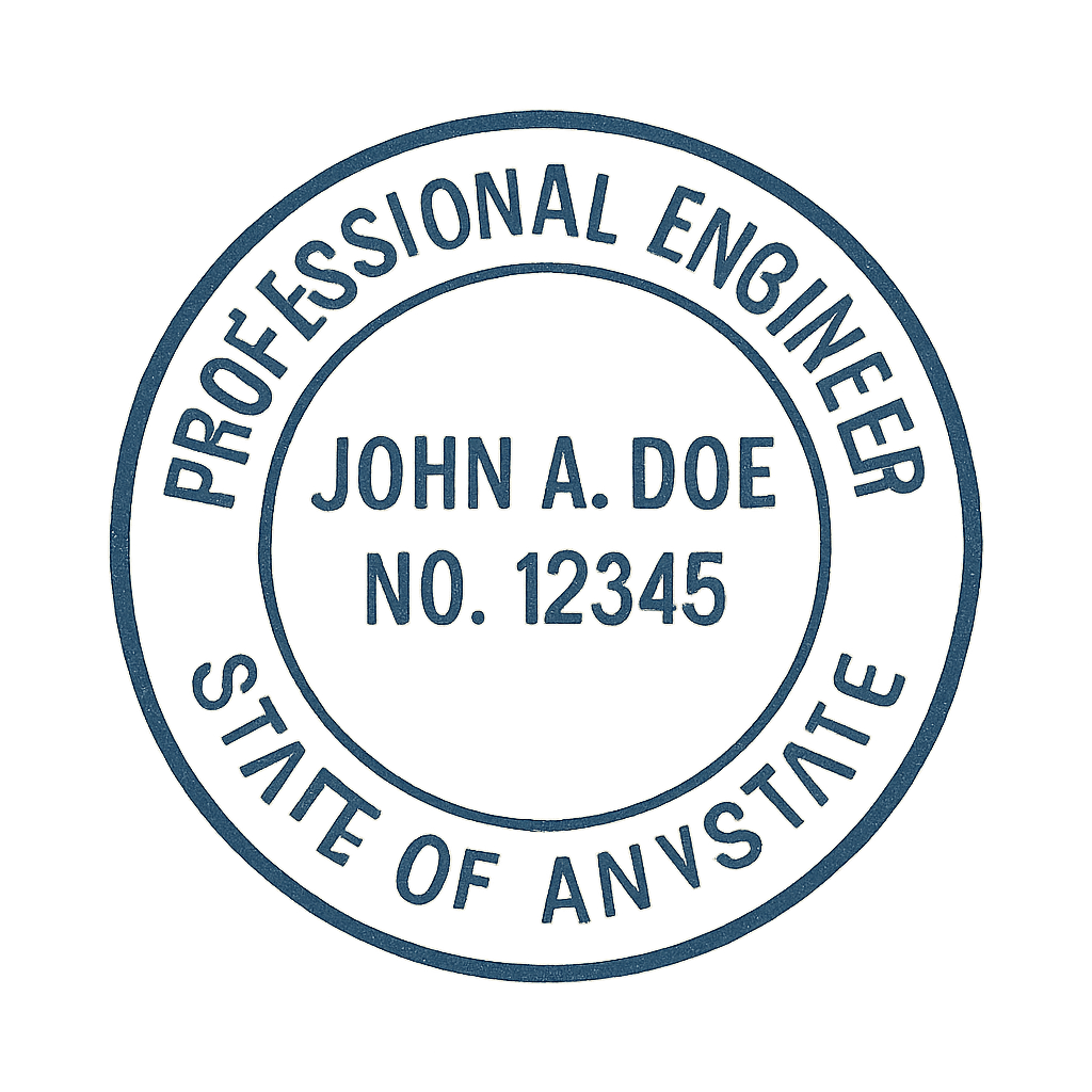 Professional Engineer’ Stamp