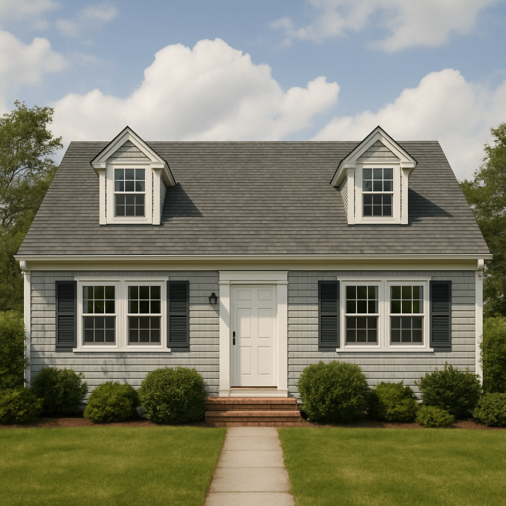 Cape Cod House With Dormers