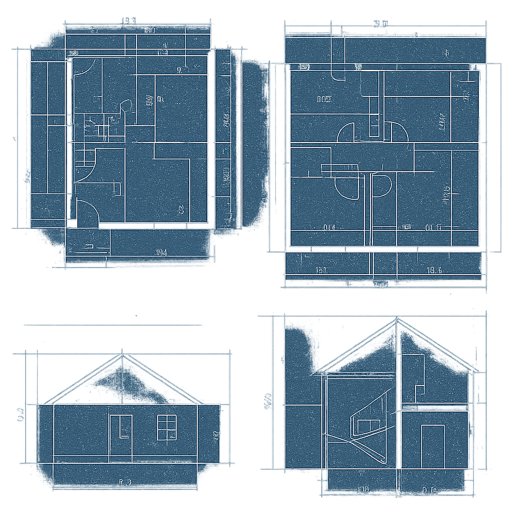 Blueprints and architectural plans