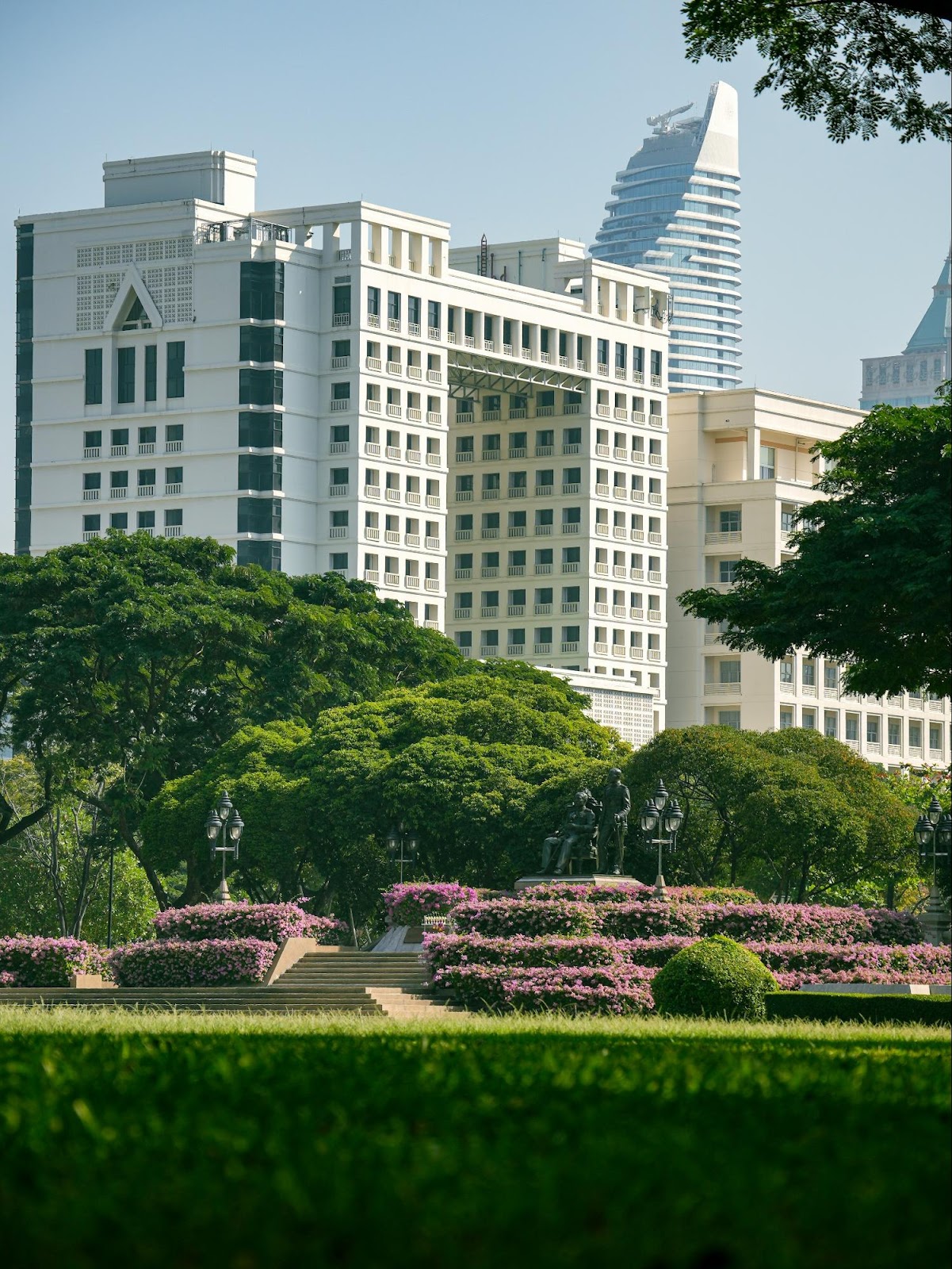 Modern city skyline